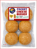 Pocket Cheese Burger - Frozen 6 Pack