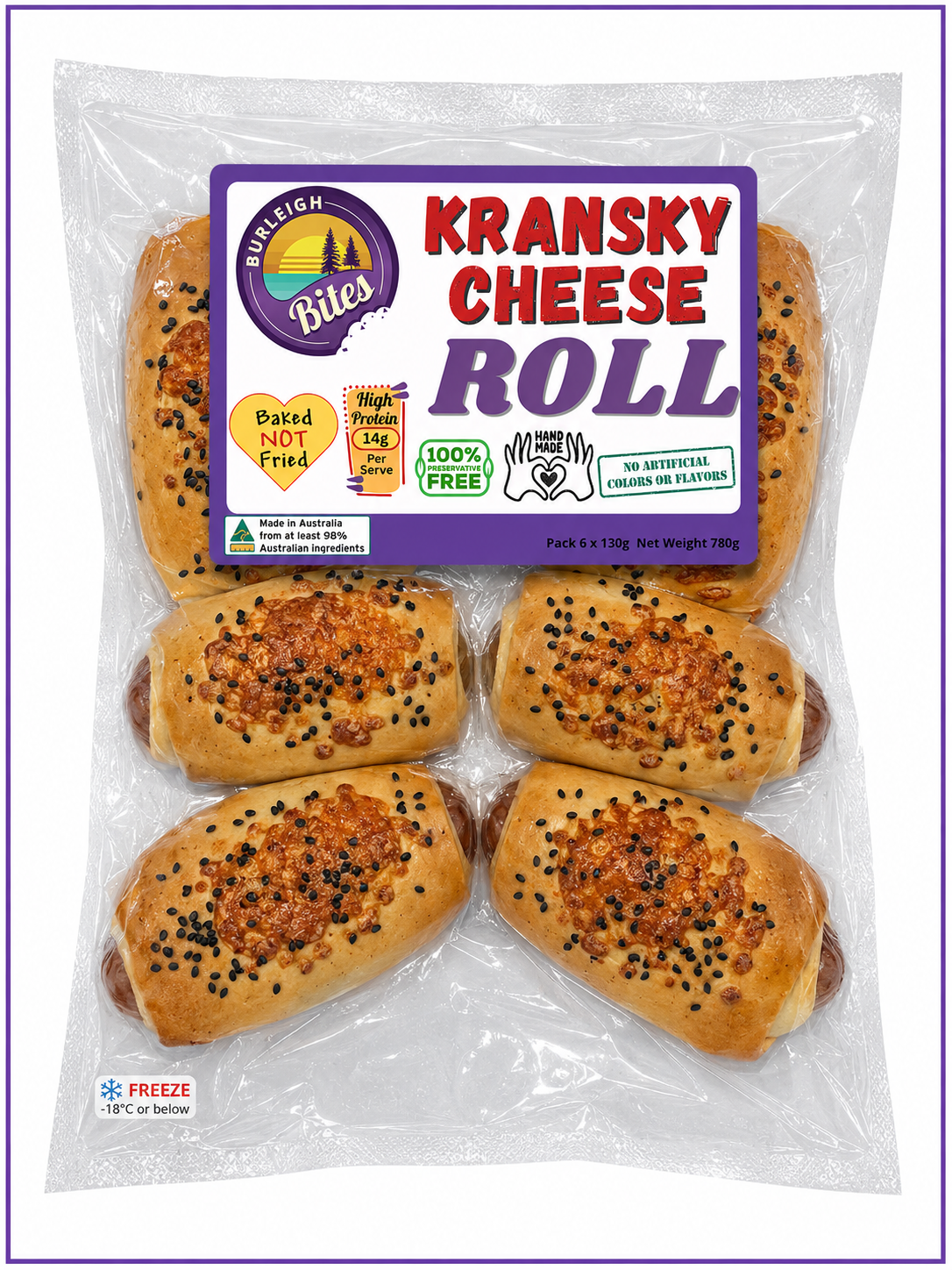 Kransky Roll - Frozen 6 Pack