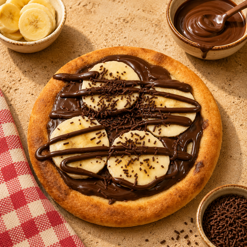 Banana & Nutella Open Esfiha